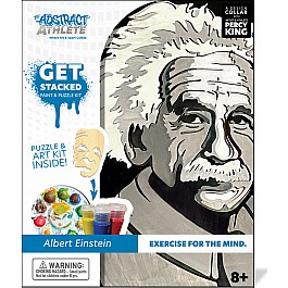 Get Stacked Paint and Puzzle Kit - Albert Einstein