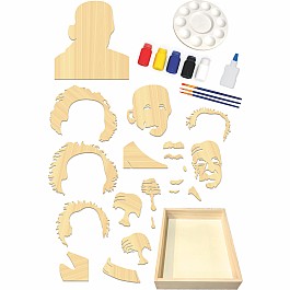 Get Stacked Paint and Puzzle Kit - Albert Einstein