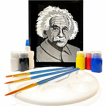 Get Stacked Paint and Puzzle Kit - Albert Einstein