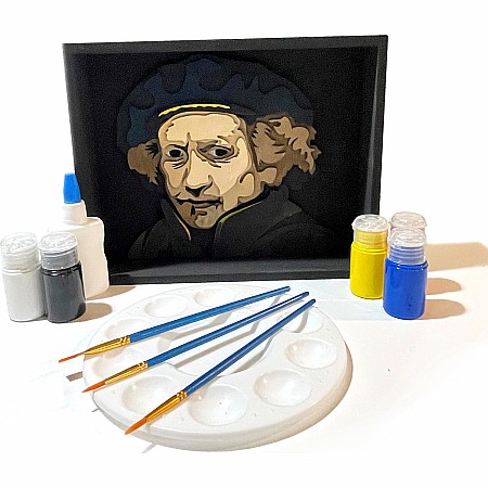 Get Stacked Paint and Puzzle Kit - Rembrandt