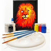 Paint and Puzzle Kit - The Mighty Lion