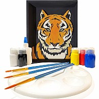 Get Stacked Paint and Puzzle Kit - The Bengal Tiger