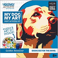 Get Stacked - My Dog, My Art - Golden Retriever