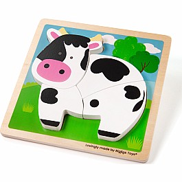 Chunky Lift Out Cow Puzzle