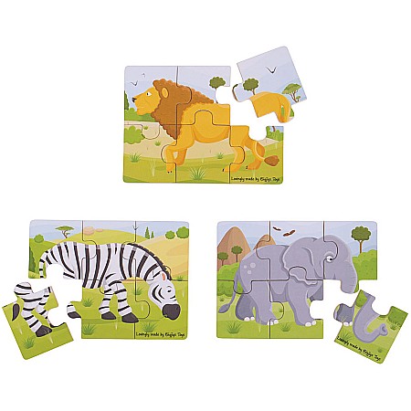 Safari - 6 Piece Puzzles