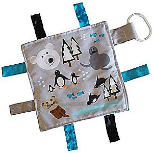 8x8 Polar Animals Crinkle Sensory Toy