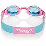 Swimming Goggles For Girls - New Glitter Classic Kids Swim Goggles By Bling2o (Peppermint Pat Pink)