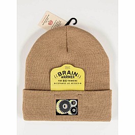 Brain Warmer For Big Thinkers. Expands As Needed. Beanie