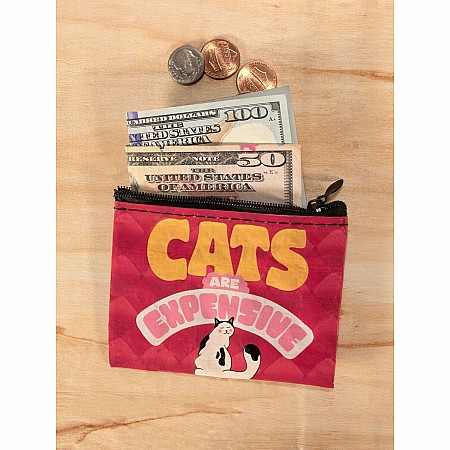 Cats Are Expensive Coin Purse