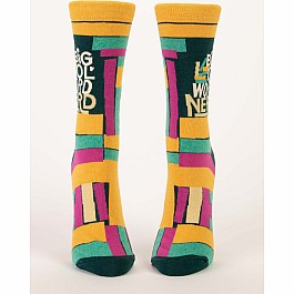 Big Ol' Word Nerd Womens Crew Socks