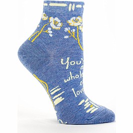 You're A Whole Lotta Lovely Womens Ankle Socks