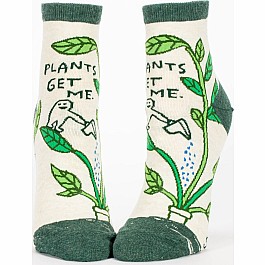 Plants Get Me Womens Ankle Socks