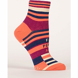 Fun Person Alert Womens Ankle Socks