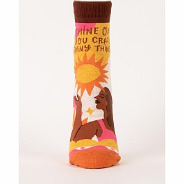 Shine On You Crazy Shiny Thing Womens Ankle Socks