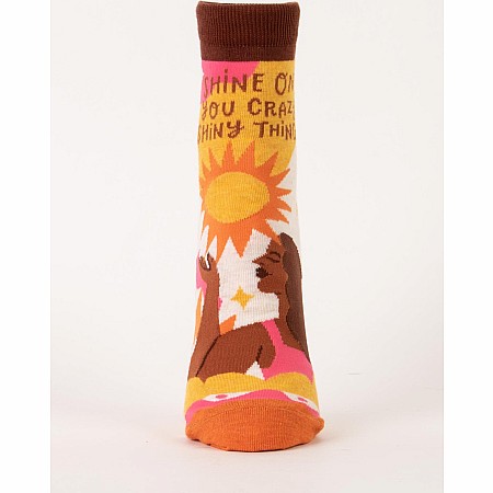 Shine On You Crazy Shiny Thing Womens Ankle Socks