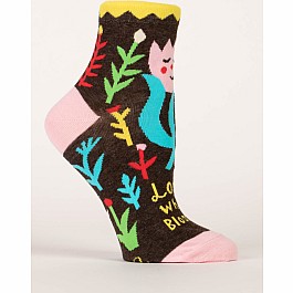 Look Who's Blooming Womens Ankle Socks