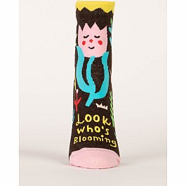 Look Who's Blooming Womens Ankle Socks