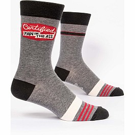 Certified Pain In The Ass Mens Crew Socks