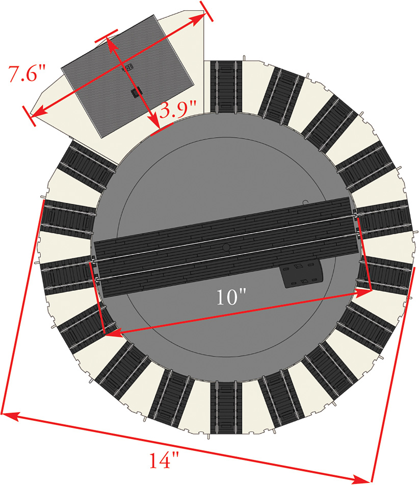 Motorized Turntable Junction Hobbies and Toys