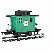 Caboose - Short Line Railroad - Green With Black Roof