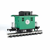 Caboose - Short Line Railroad - Green With Black Roof