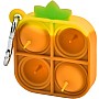 Pull 'N Pops - Multi Bubbles Pineapple Keychain