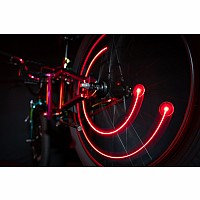 Brightz Orbitbrightz Red LED Bicycle Spoke Charms, 2pk