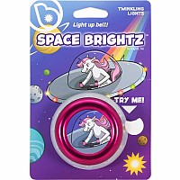 Brightz Spacebrightz Pink Kidz Bicycle Bell with Twinkling LEDs
