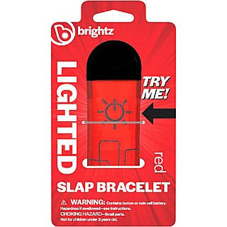 Lighted Slap Bracelets - Red