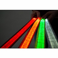 Lighted Slap Bracelets - Red