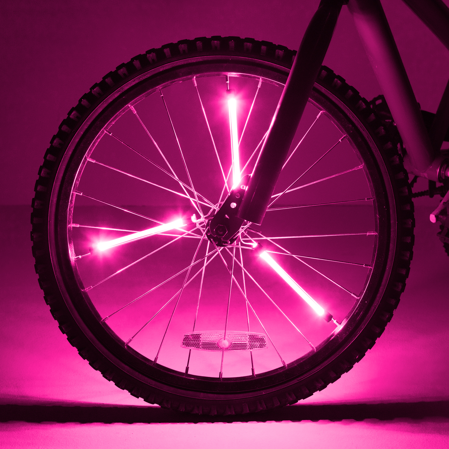 huh Ungkarl Blive Spinbrightz Pink LED Bicycle Spoke Lights - Brightz