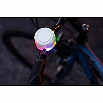 Bellbrightz White Bicycle Bell with Twinkling LEDs