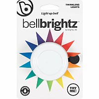 Bellbrightz White Bicycle Bell with Twinkling LEDs