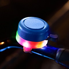 Bellbrightz Blue Bicycle Bell with Twinkling LEDs