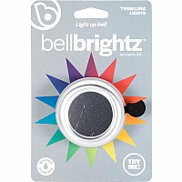 Bellbrightz Silver Bicycle Bell with Twinkling LEDs