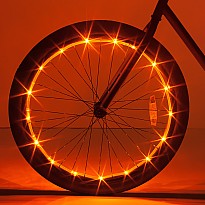Wheelbrightz Orange Led Bicycle Wheel Light