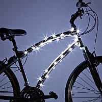 Brightz, Ltd. White Cosmic Brightz LED Bicycle Frame Light
