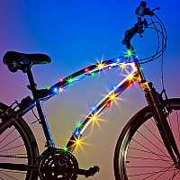 Cosmicbrightz Multicolor LED Bicycle Frame Light