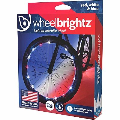 Wheel Brightz Patriotic Red White Blue