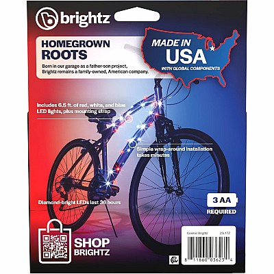 Wheel Brightz Patriotic Red White Blue