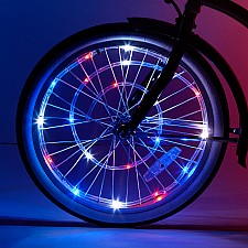 Wheelbrightz Patriotic Led Bicycle Wheel Light