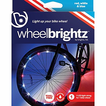 Wheelbrightz Patriotic Led Bicycle Wheel Light