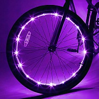 Wheelbrightz Purple Led Bicycle Wheel Light