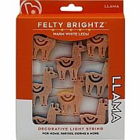 Feltybrightz Llama Decorative Felt Icon Led Light String
