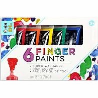 JR 6 Washable Fingerpaints