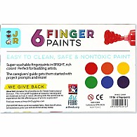 JR 6 Washable Fingerpaints
