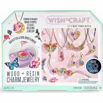 Wish Craft Wood + Resin Charm Jewelry