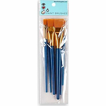 iHeart Art Paintbrushes (6pc)