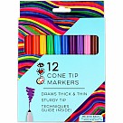 Set of 12 Cone Tip Markers