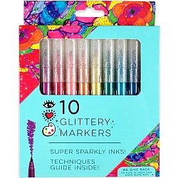 10 Glitter Markers
